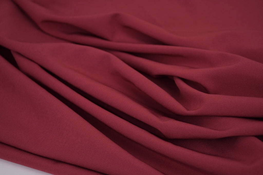 Quick-Dry Poly Spandex Fabric/ Moisture Wicking - Wine