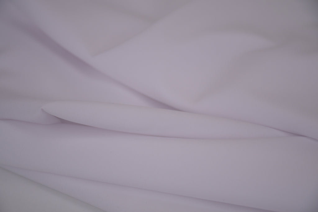 Quick-Dry Poly Spandex Fabric/ Moisture Wicking - Cloud White