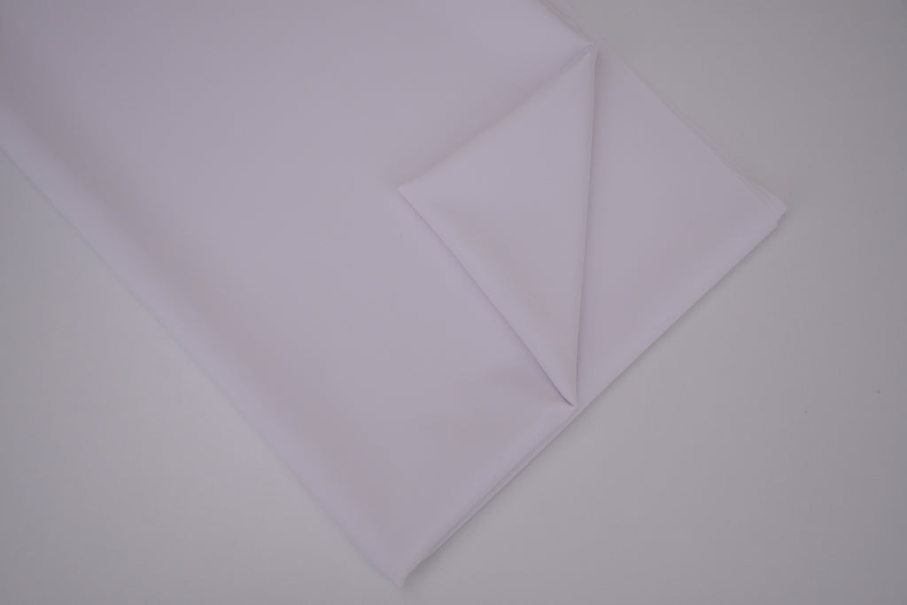 Quick-Dry Poly Spandex Fabric/ Moisture Wicking - Cloud White