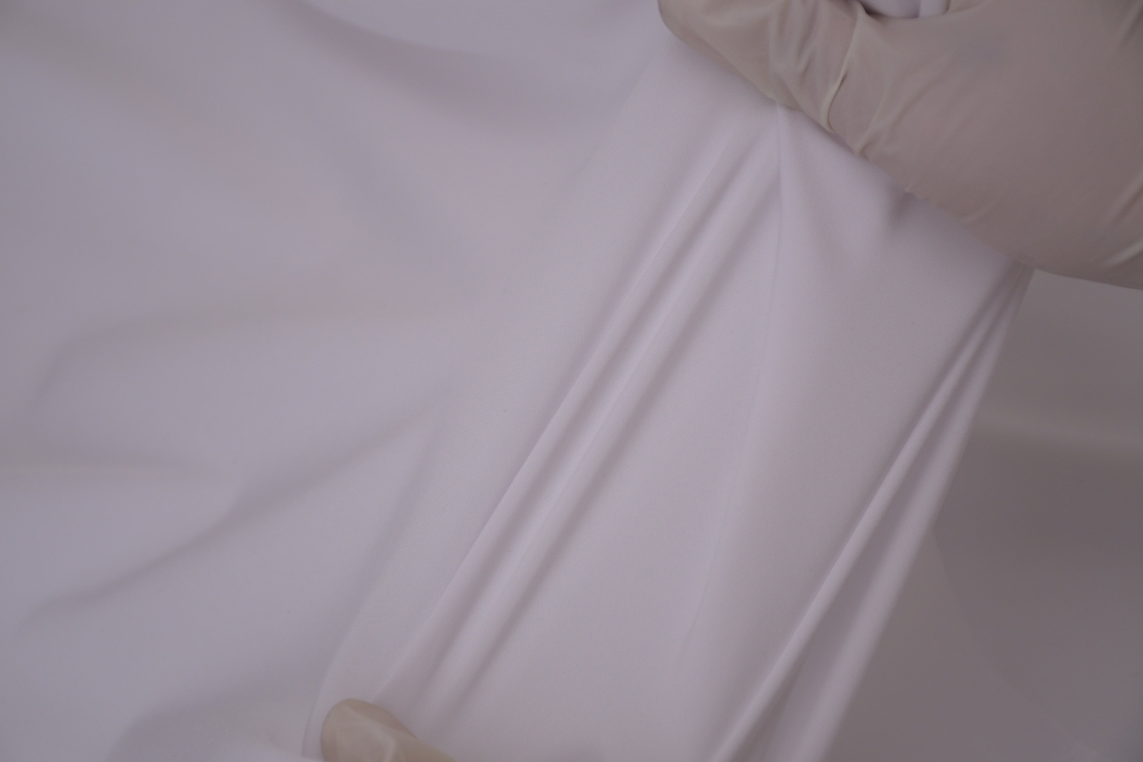 Quick-Dry Poly Spandex Fabric/ Moisture Wicking - Cloud White