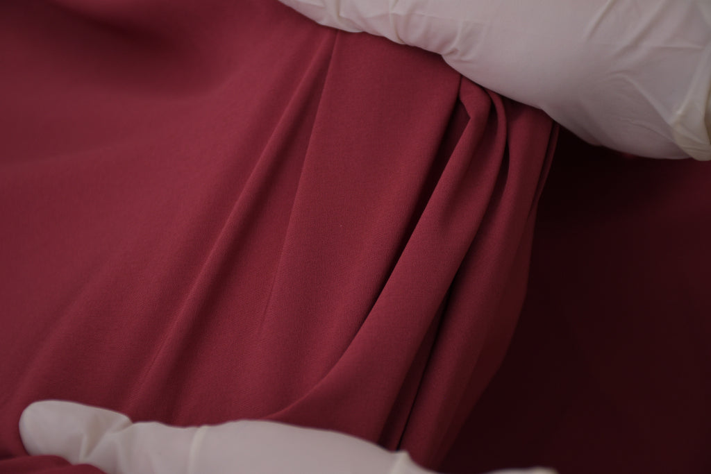 Quick-Dry Poly Spandex Fabric/ Moisture Wicking - Wine