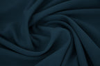 Crepe Stretch Fabric for Bridal & Evening Dresses -  Teal