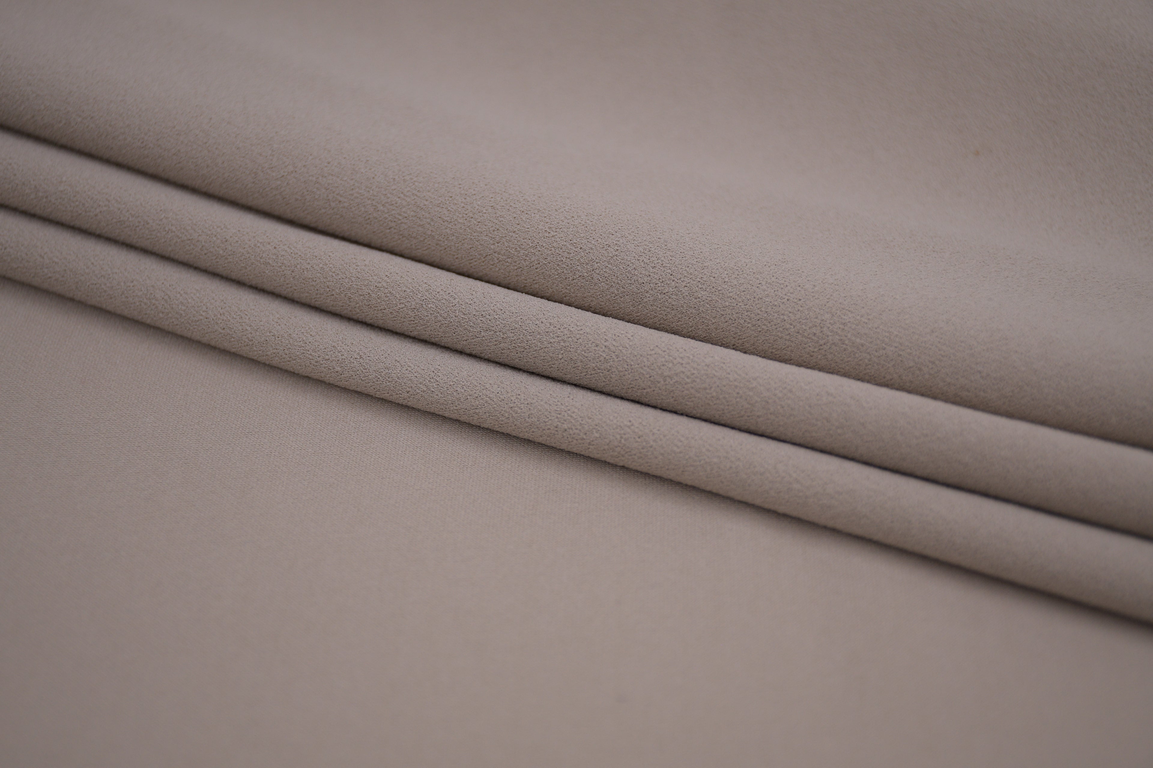 Crepe Stretch Fabric for Bridal & Evening Dresses - Beige