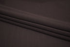 Crepe Stretch Fabric for Bridal & Evening Dresses - Espresso