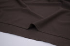 Crepe Stretch Fabric for Bridal & Evening Dresses - Espresso