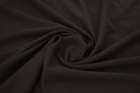 Crepe Stretch Fabric for Bridal & Evening Dresses - Espresso