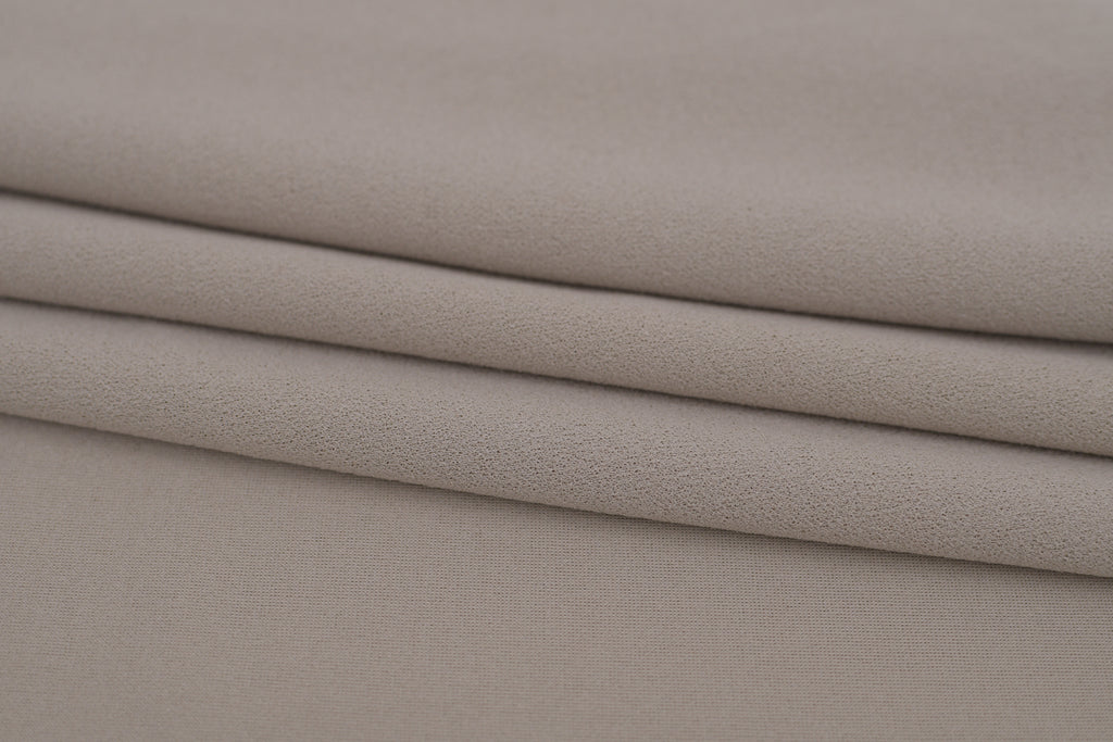 Crepe Stretch Fabric for Bridal & Evening Dresses - Ivory