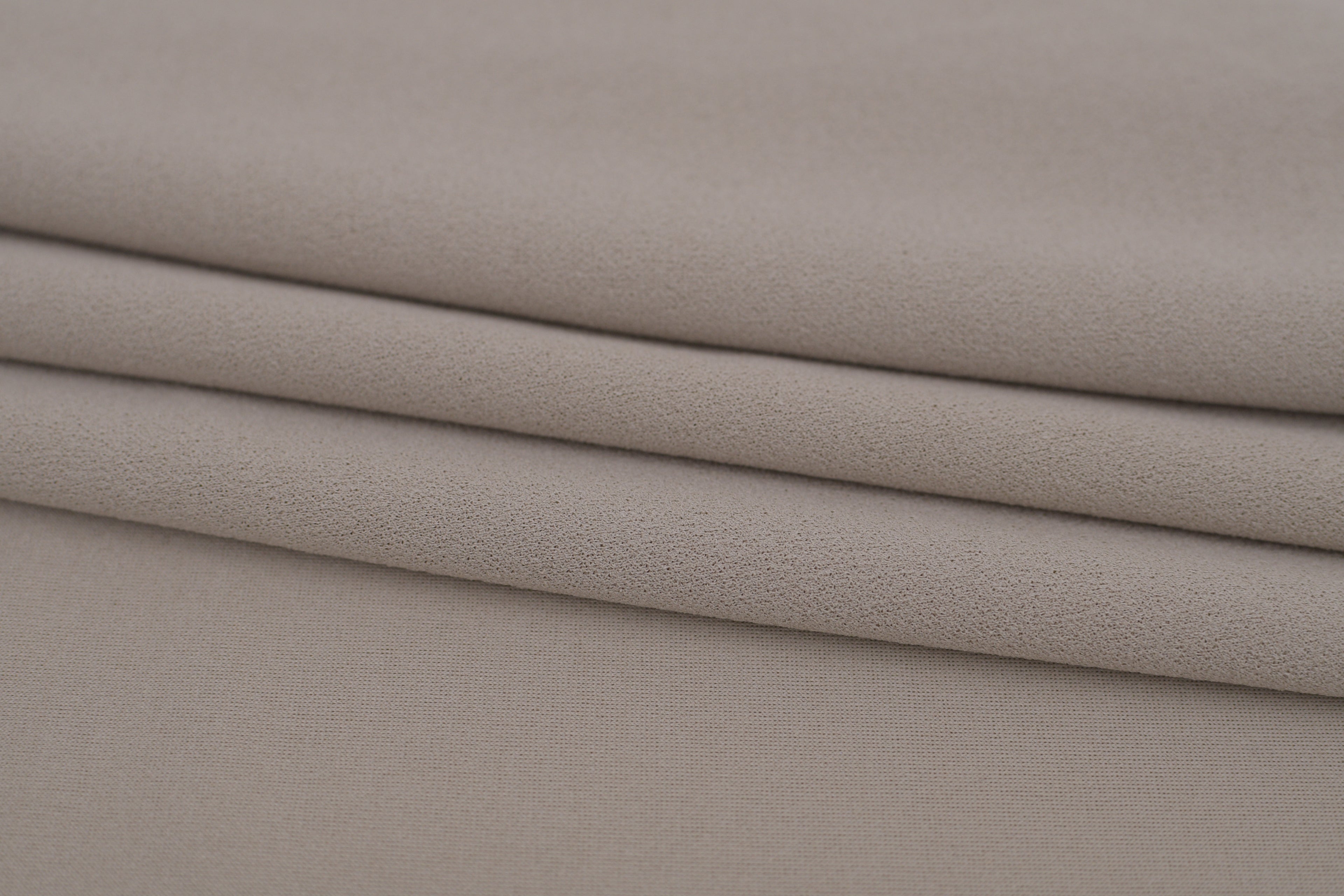 Crepe Stretch Fabric for Bridal & Evening Dresses - Ivory