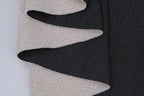 Denim Teddy Sherpa Fleece Fabric - Black