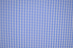 Gingham Checks Yarn-Dyed Cotton Fabric -  Sky