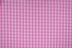 Gingham Checks Yarn-Dyed Cotton Fabric -  Peony Pink