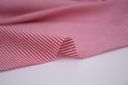Gingham Checks Yarn-Dyed Cotton Fabric -  Heritage Red