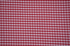 Gingham Checks Yarn-Dyed Cotton Fabric -  Heritage Red