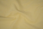 Gingham Checks Yarn-Dyed Cotton Fabric - Butter Yellow