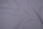 Gingham Checks Yarn-Dyed Cotton Fabric -  Pebble Grey