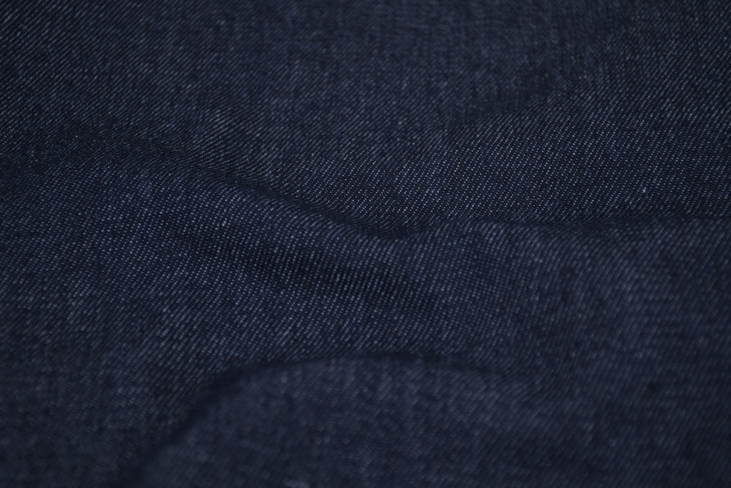 Denim Teddy Sherpa Fleece Fabric - Medium Blue