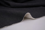 Denim Teddy Sherpa Fleece Fabric - Black