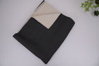 Denim Teddy Sherpa Fleece Fabric - Black